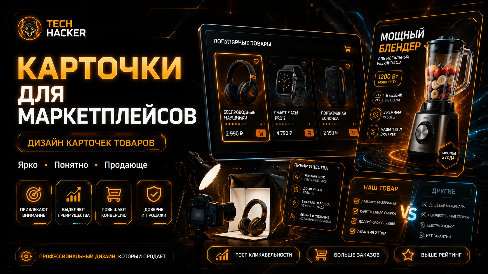 Создание карточек товаров для маркетплейсов