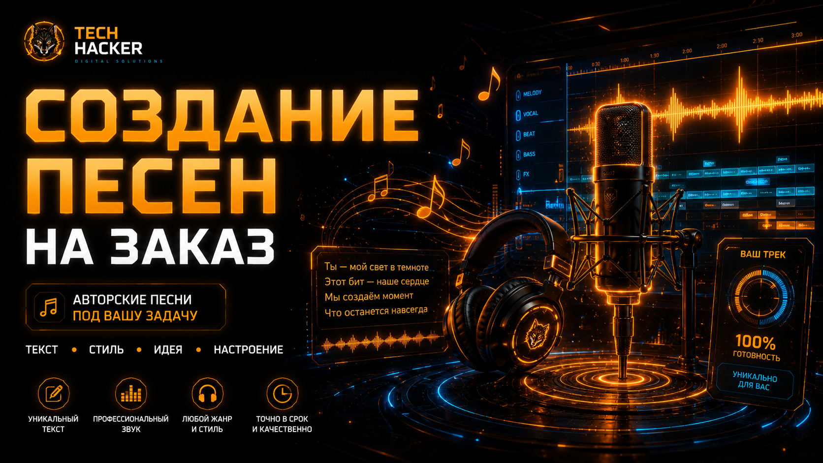 Создание песен на заказ